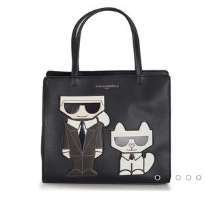 KARL LAGERFELD PARIS:
MAYBELLE TOP HANDLE SATCHEL
